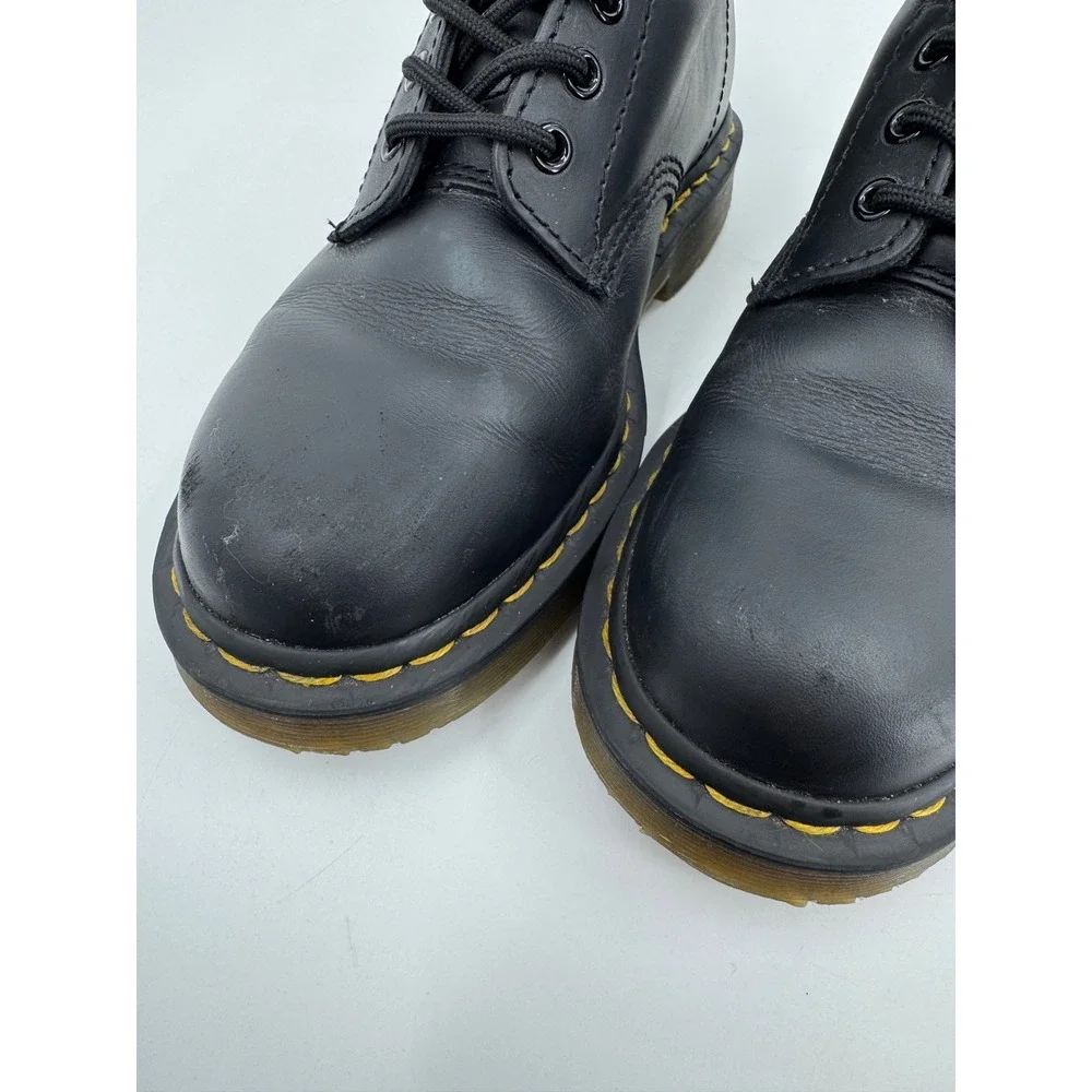 Dr. Martens Ambury Black Leather Work Boots ASTM‎ F2892-18 EH Mens 8 Womens 9